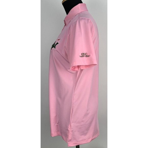 Turtleson Womens Pink Polo Golf Shirt BGC Charity Golf Texas Size Medium - Picture 5 of 9